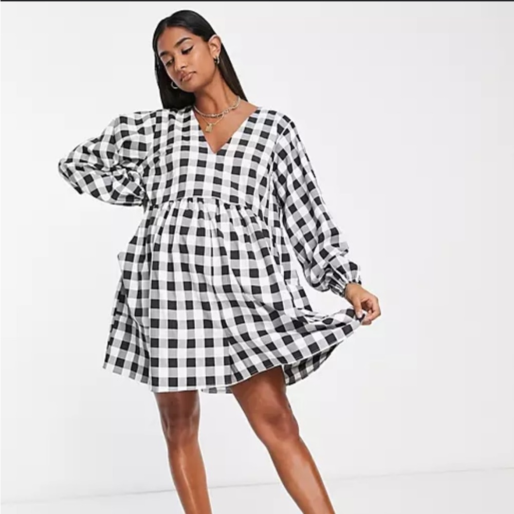 ASOS maternity gingham romper size 12